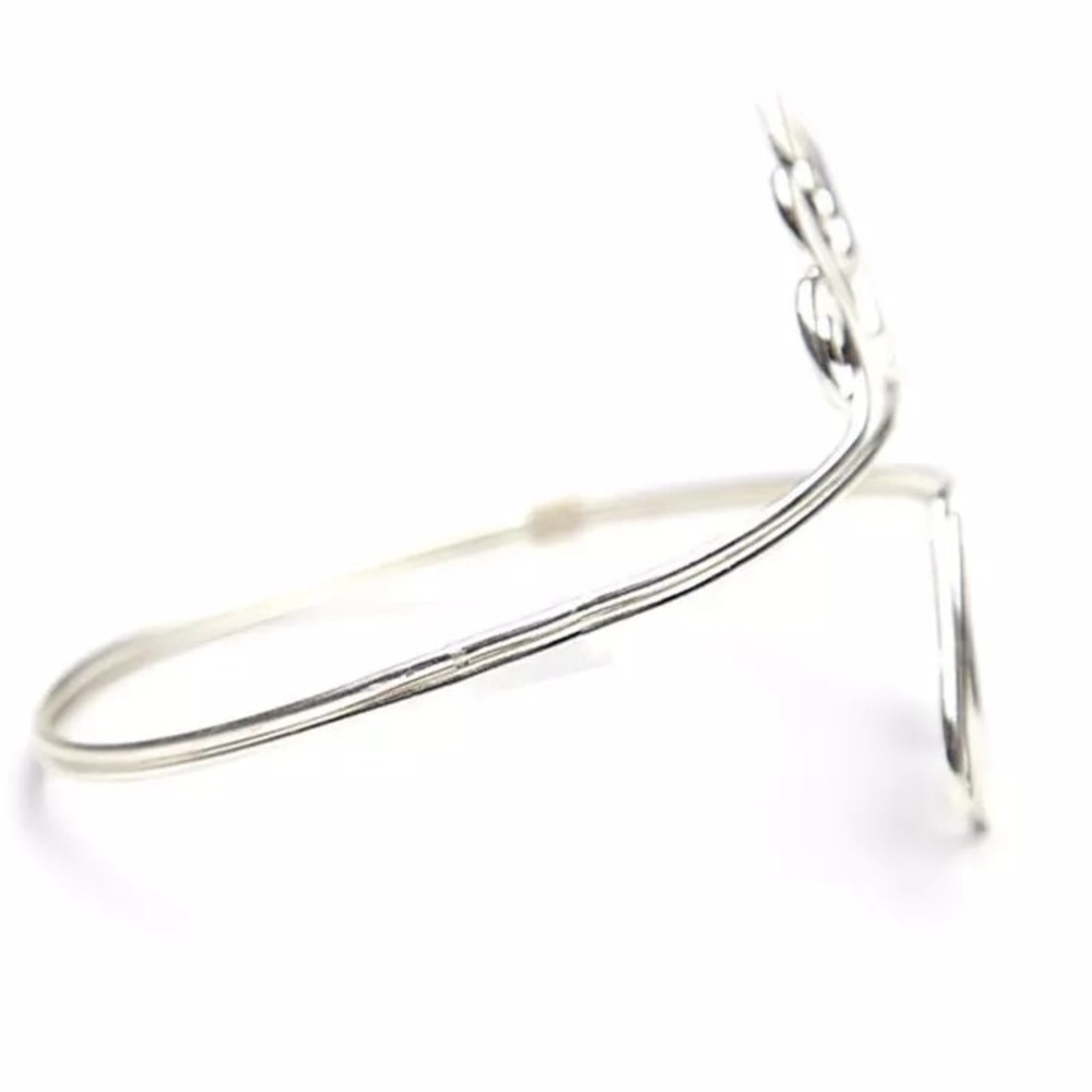 NWT Boho Egyptian Curves Adjustable Arm Bangle – Gold Metal Alloy - Picture 11 of 11